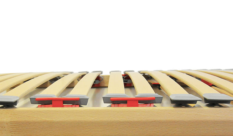 Buche-Vollholzlattenrost 'Flexi' 90 bis 140 cm Breite und Übergröße 80x200
