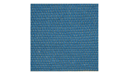Handgewebter Teppich in verschiedenen Farben 'Breezy Floor' 0.8x2 enzianblau gewalkt