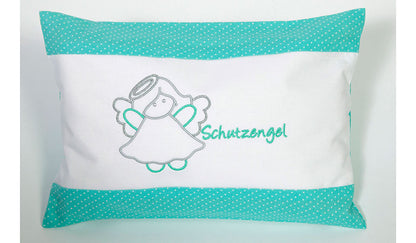 Babykissen mit Kamille & Hirse | 'Schutzengel' | Handwerk aus Südtirol türkis