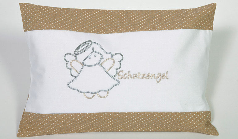 Babykissen mit Kamille & Hirse | 'Schutzengel' | Handwerk aus Südtirol rosa