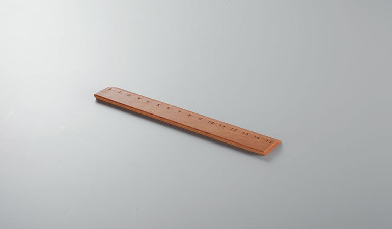 Lineal aus edlem Holz - 'Ruler' birnenholz geölt 15 cm