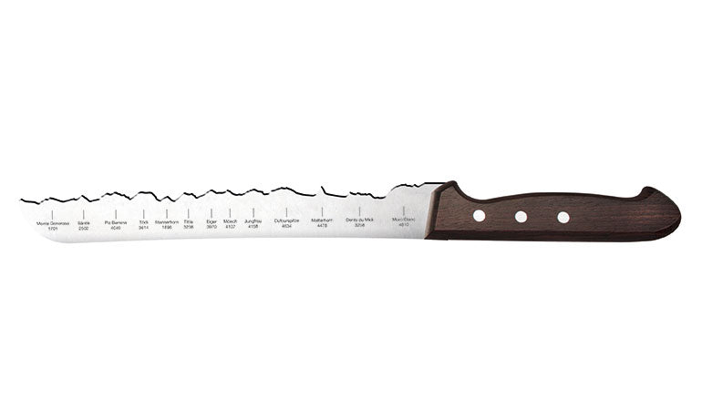 Brotmesser 'Best of Switzerland' | mit Panoramaschliff | handgefertigt