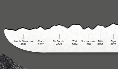 Brotmesser 'Best of Switzerland' | mit Panoramaschliff | handgefertigt