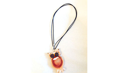 Extravagante Zirbenkette 'Wise Beauty' - 44cm schwarzesband
