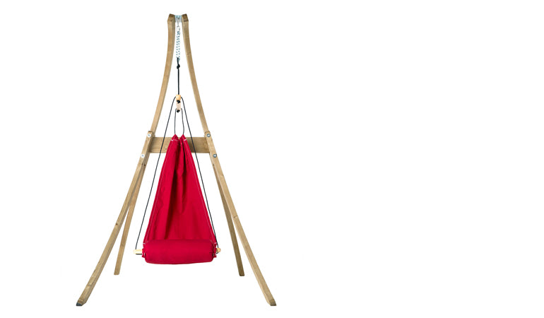 Hängesesselgestell Atlas | H 234 x B 147 x T 139 cm | wetterfeste Fichte | Belastbarkeit max. 160 kg