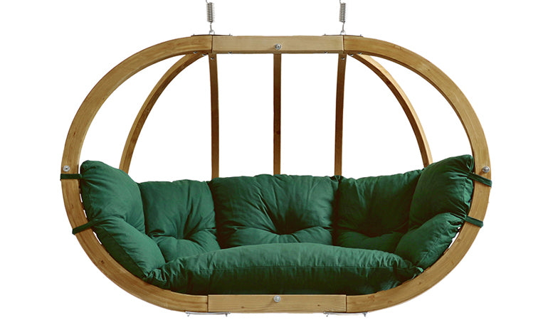 Hängesessel 'Globo Royal Chair'-  green | B 176 x H 118 x T 72 cm | Fichtenholz
