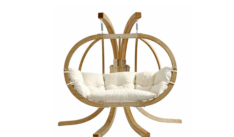 Hängesessel 'Globo Royal Chair'-  green | B 176 x H 118 x T 72 cm | Fichtenholz