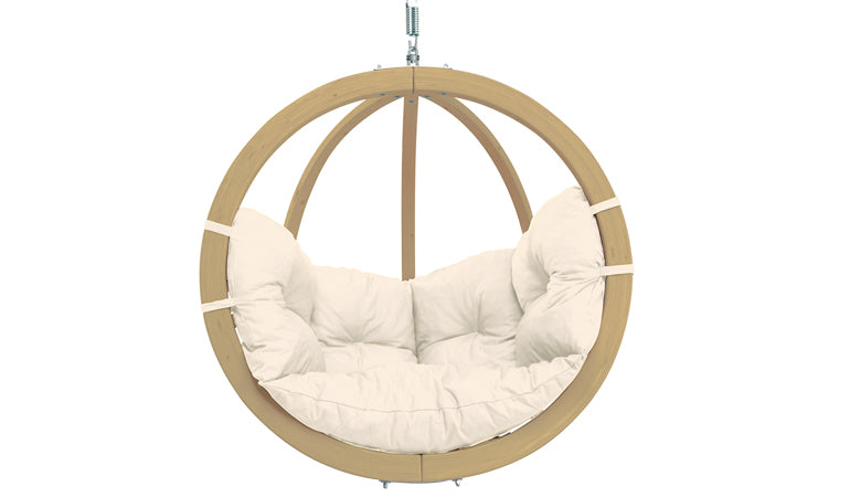 Hängesessel 'Globo Chair' - terracotta | B 121 x H 118 x T 69 | Fichtenholz