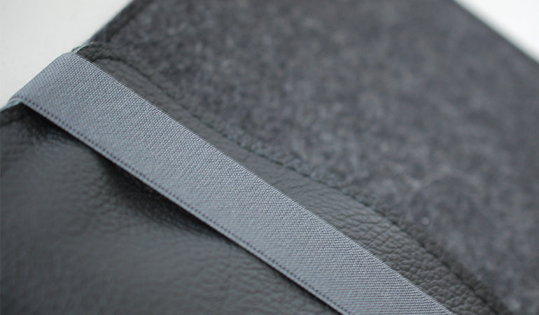 MacBooktasche 'Olli' - Schwarz/ 13'
