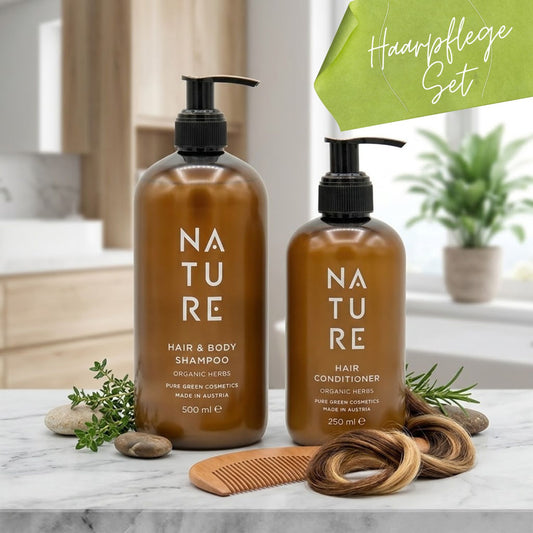 Set 'Haarpflege' | Organic Herbs | Shampo 500 ml + Conditioner 250 ml
