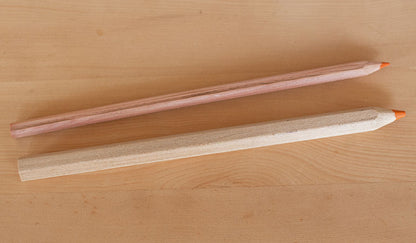 Unlackierte Farbstifte in zwei Größen - 'Color Pencils' extra groß